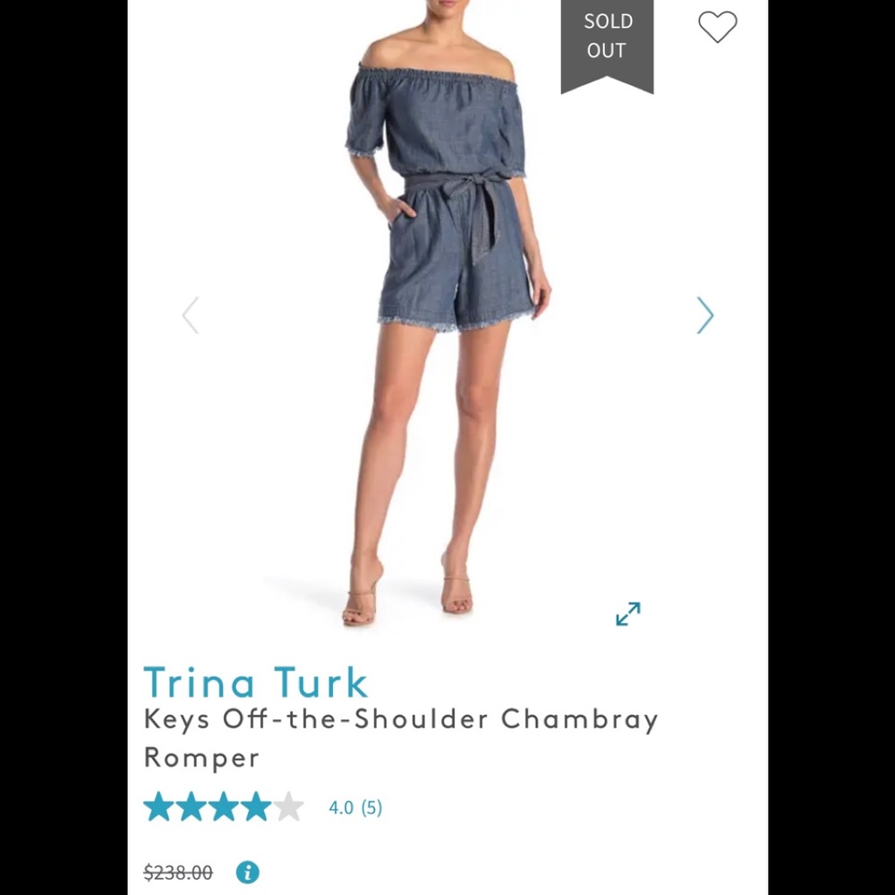 Trina Turk Romper